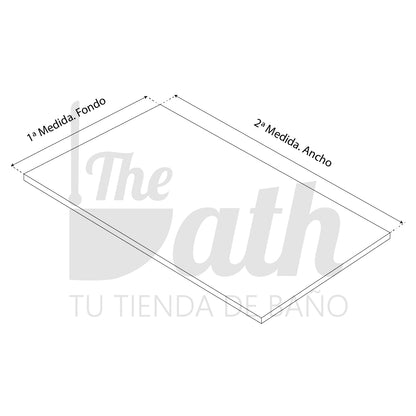 Plato de ducha resina textura Pizarra Calobra