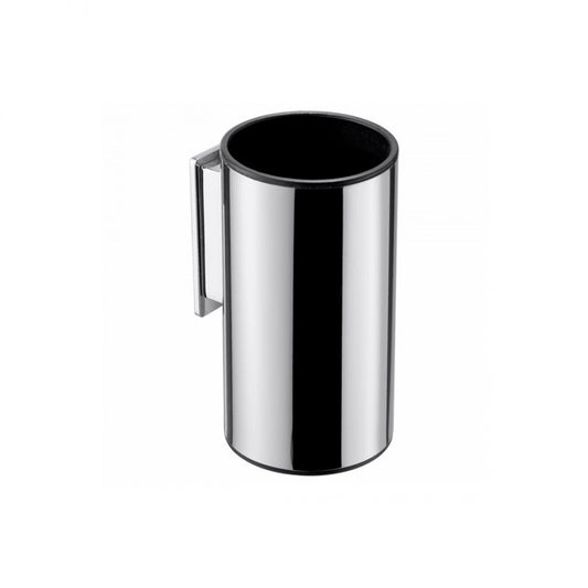 Portacepillos pared cromado Eco 6500