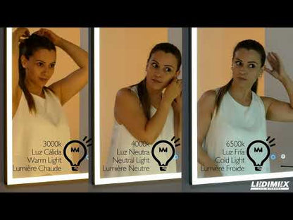 Espejo con luz led Suiza