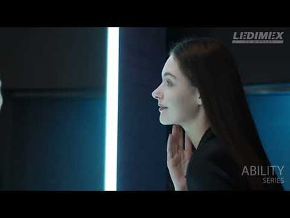 Espejo luz led integrada Ability oro cepillado