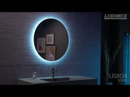 Espejo moderno con luz led Lisboa