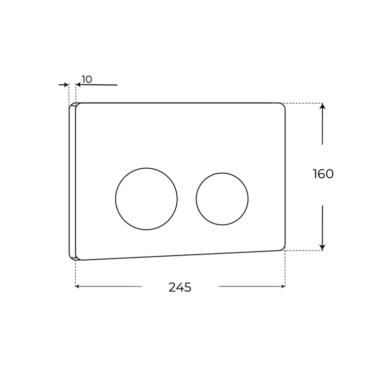 Pulsador Cisterna Empotrada Eren