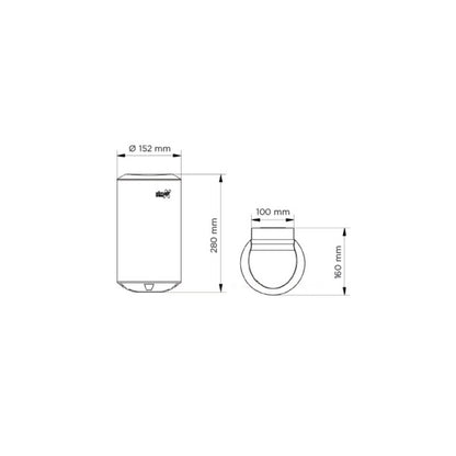 Secador de manos eléctrico QUICKFLOW