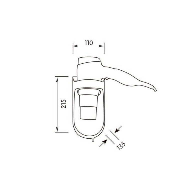 Secador de pelo 1600w