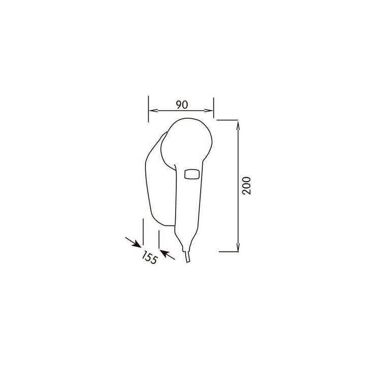 Secador de pelo Mural