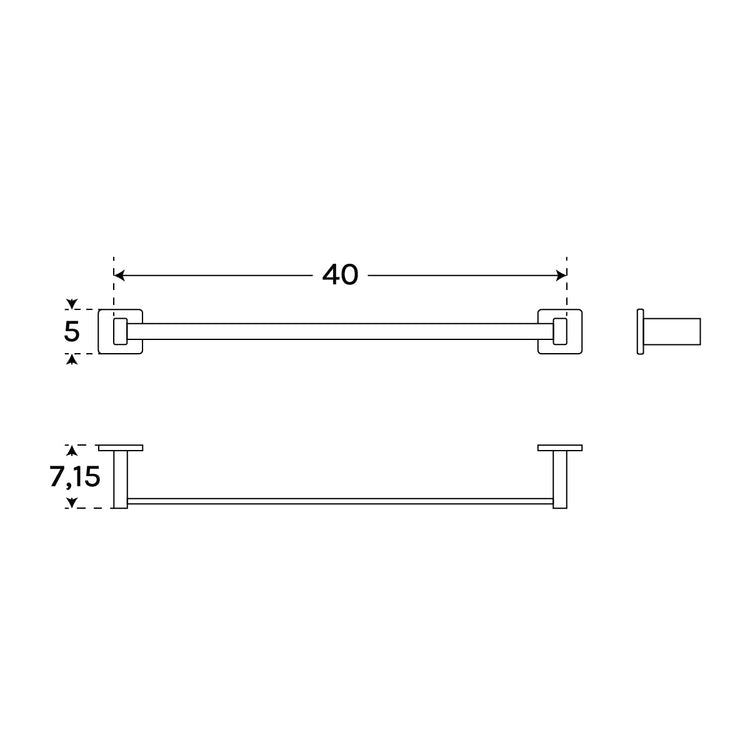 Toallero de Pared Technic