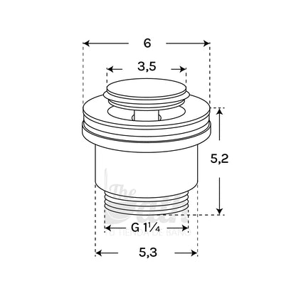 Válvula redonda - Thebath