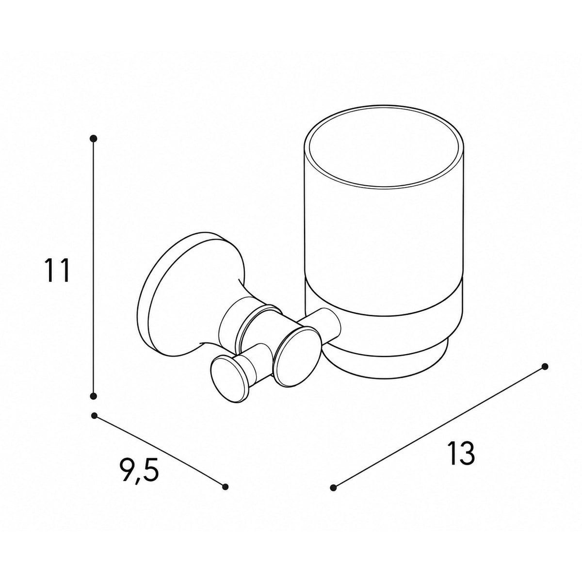Vaso cepillo dientes Noa - The Bath