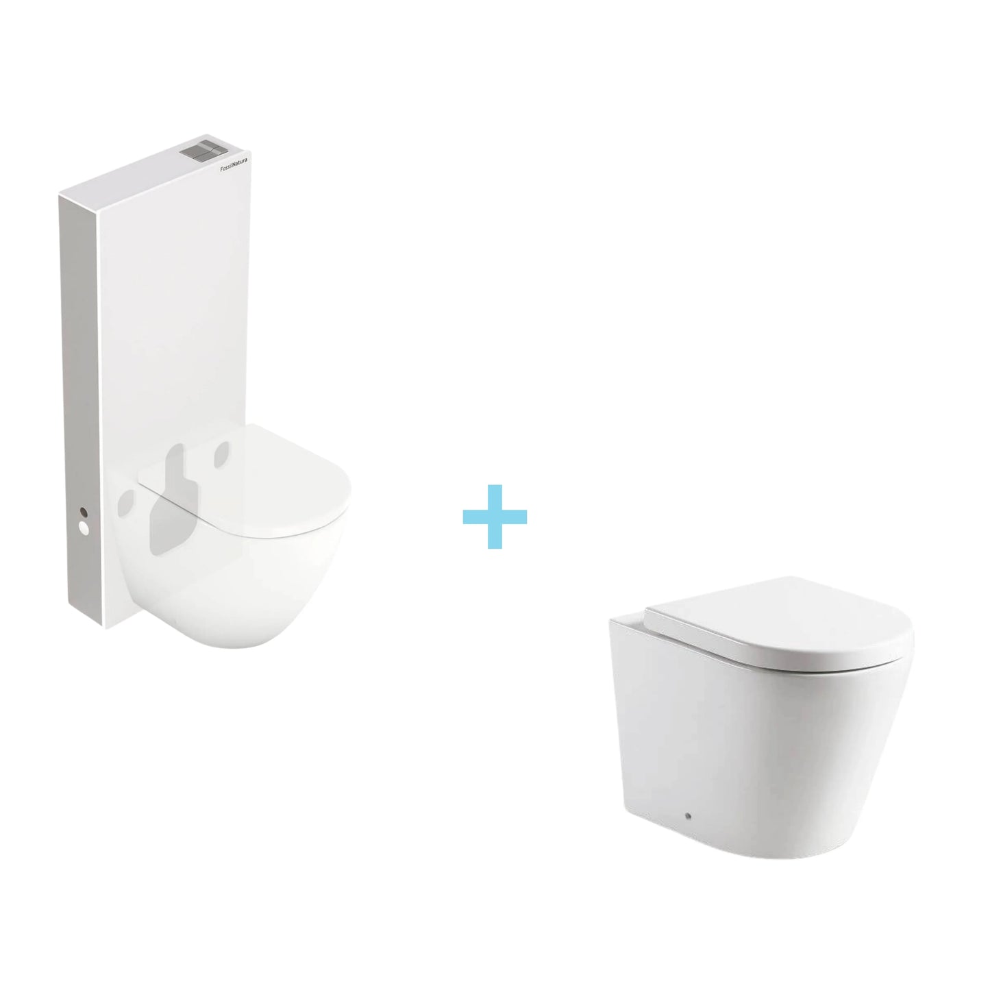 Pack Cisterna Vista white + Inodoro Venecia Compacto