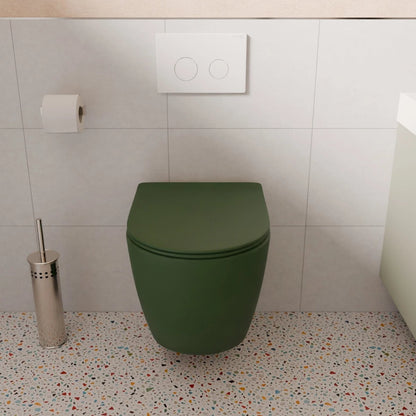 Inodoro verde oscuro suspendido Jana - Thebath
