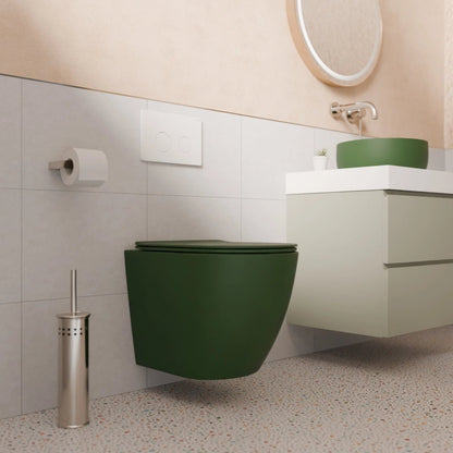 Inodoro verde oscuro suspendido Jana - Thebath
